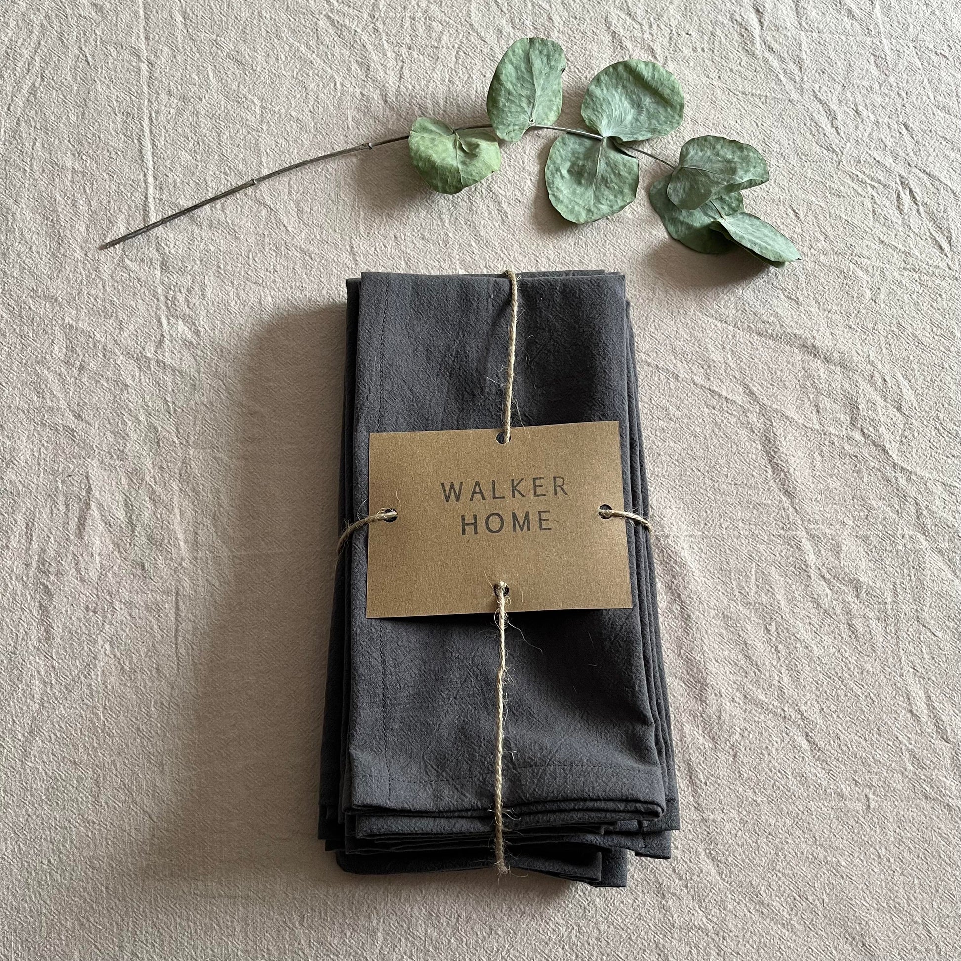 Washed cotton napkins - Walker & Walker