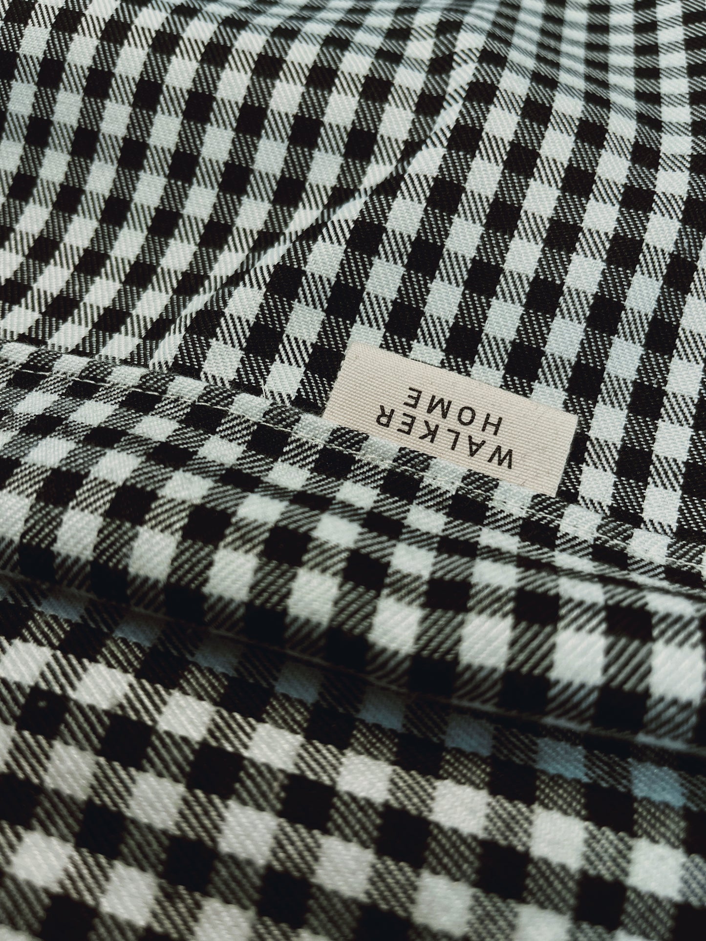 Gingham cushion