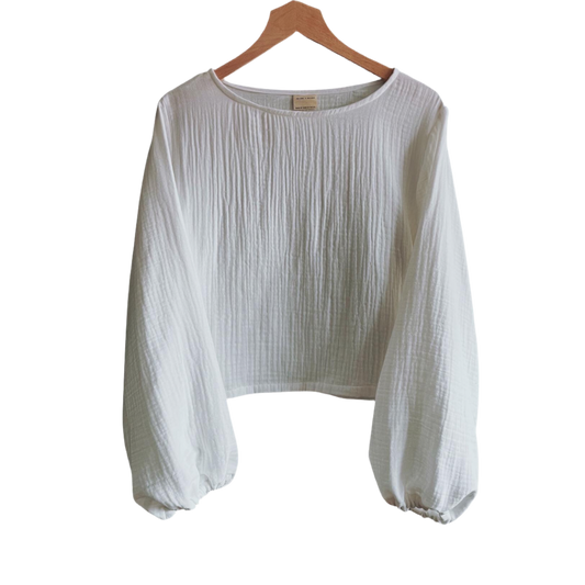 Laurel blouson sleeve top