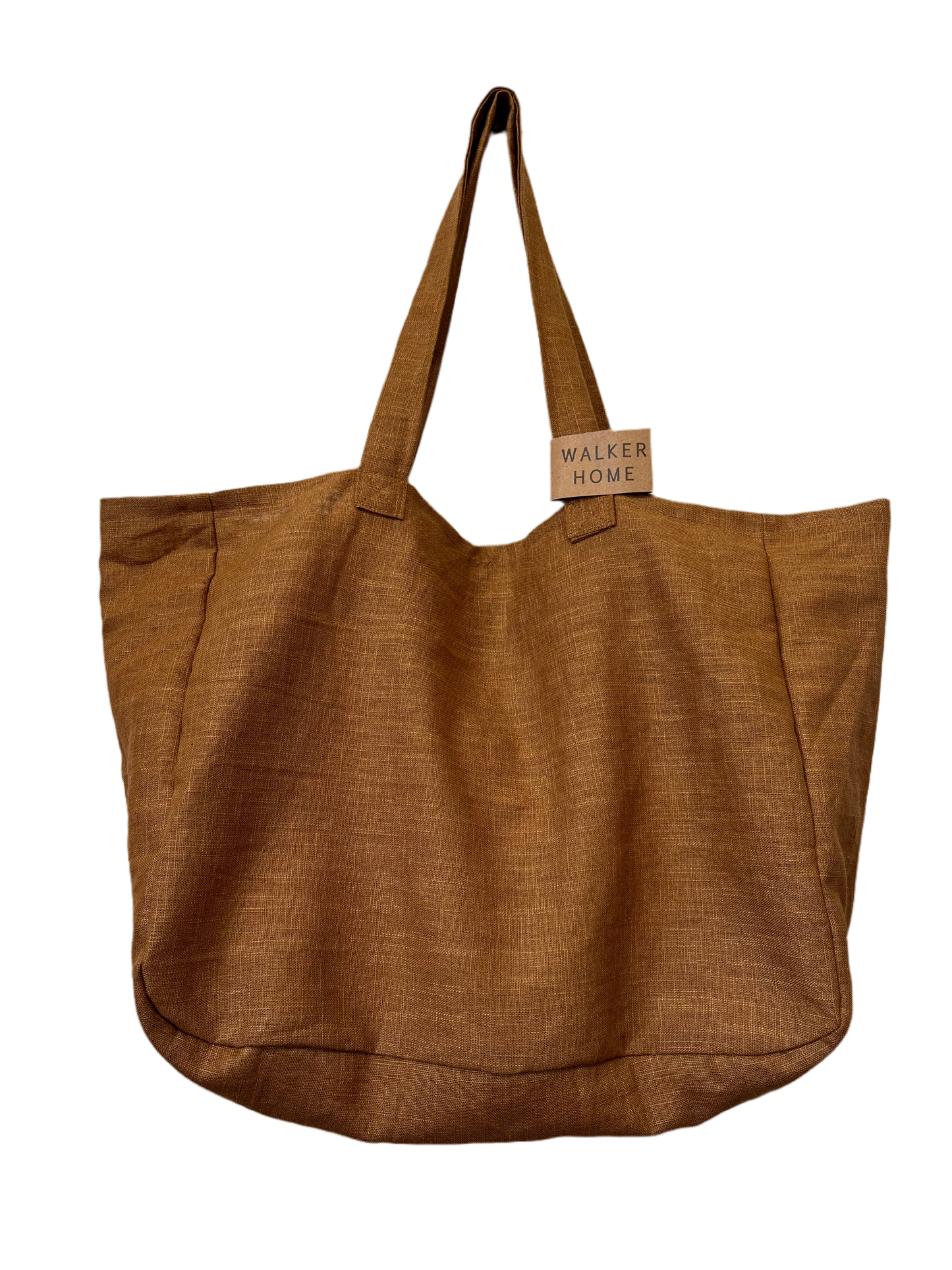 Linen shopper day bag