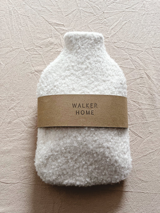 Hot Water bottle -White - Walker & Walker