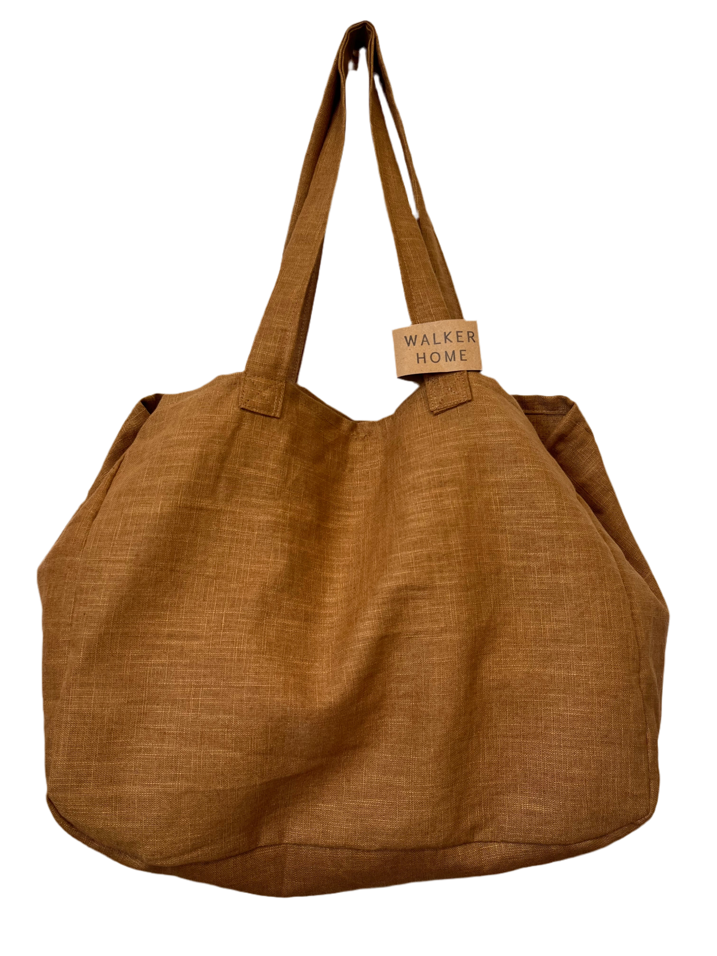 Linen shopper day bag