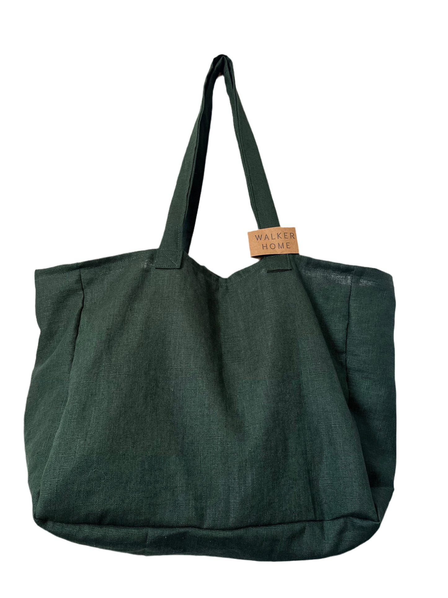 Linen shopper day bag