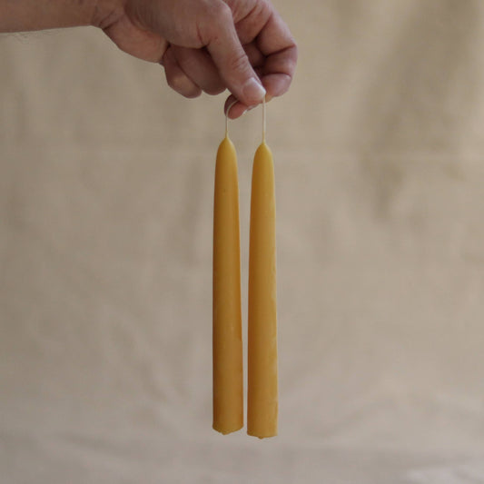 Pair of Sustainable Dinner Candle | Hand Dipped Taper Candle - Walker & Walker