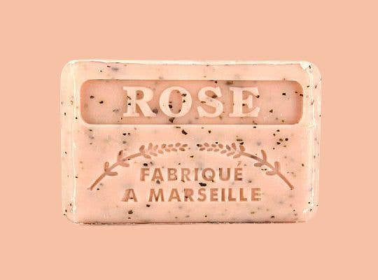 125g Crushed Rose Wholesale French Soap