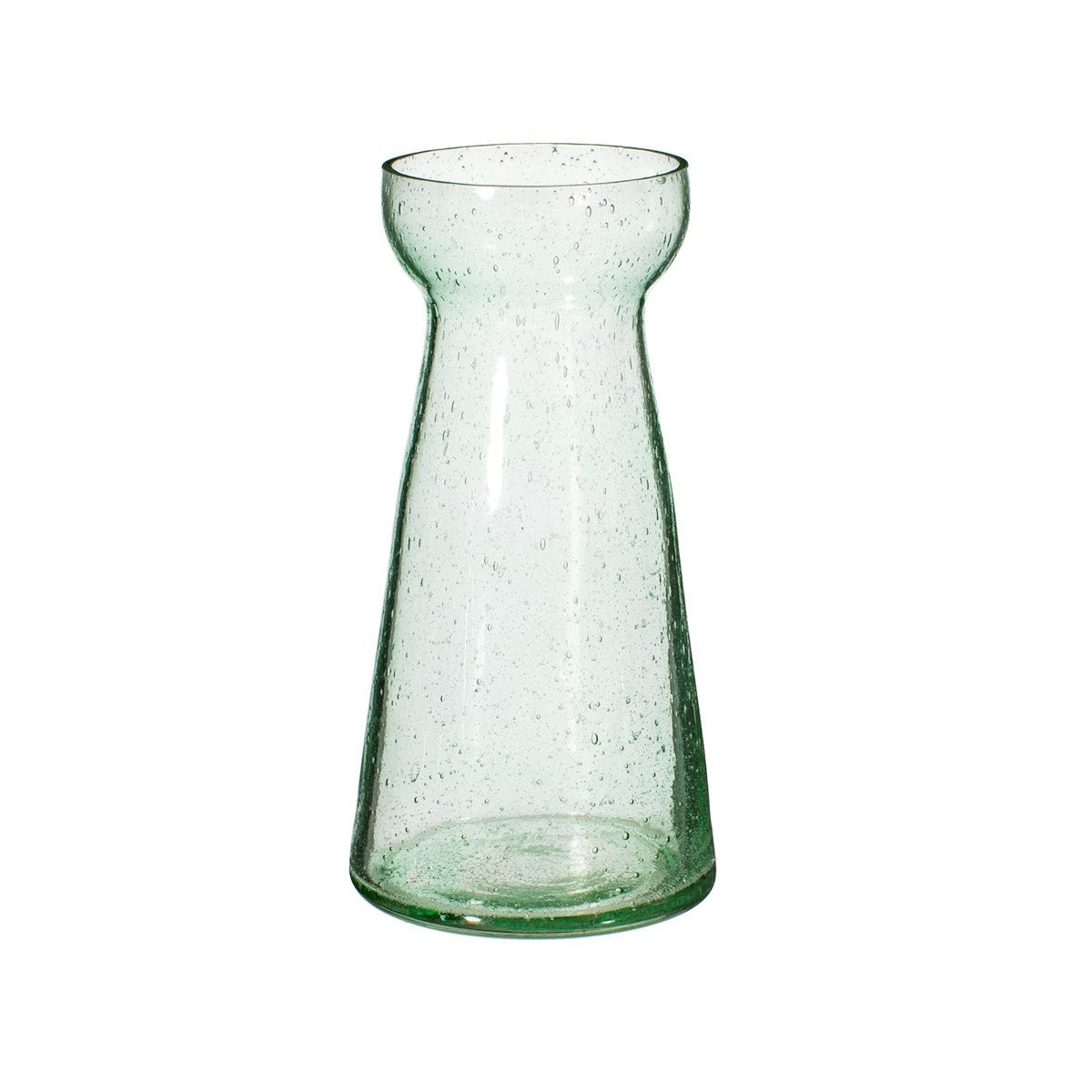 Recycled glass bulb vase - Walker & Walker